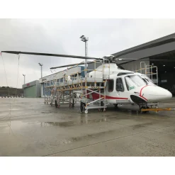 Arbetsplattform Helikopter