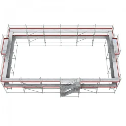 Byggställning modul ALU 354m2