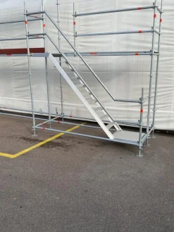 Byggställning modul stål 12x4 m