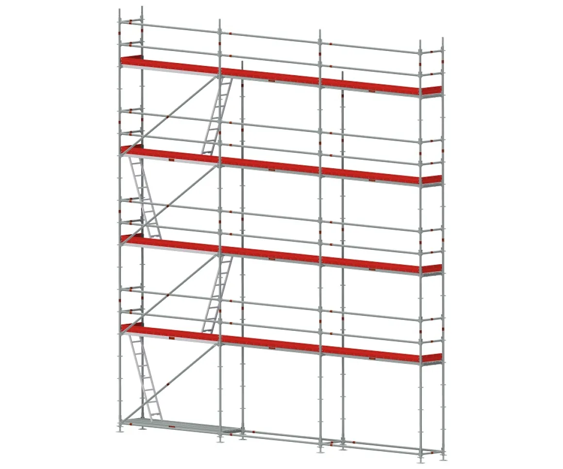 Byggställning modul stål 9x10 m