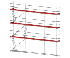 Byggställning modul stål 9x8 m