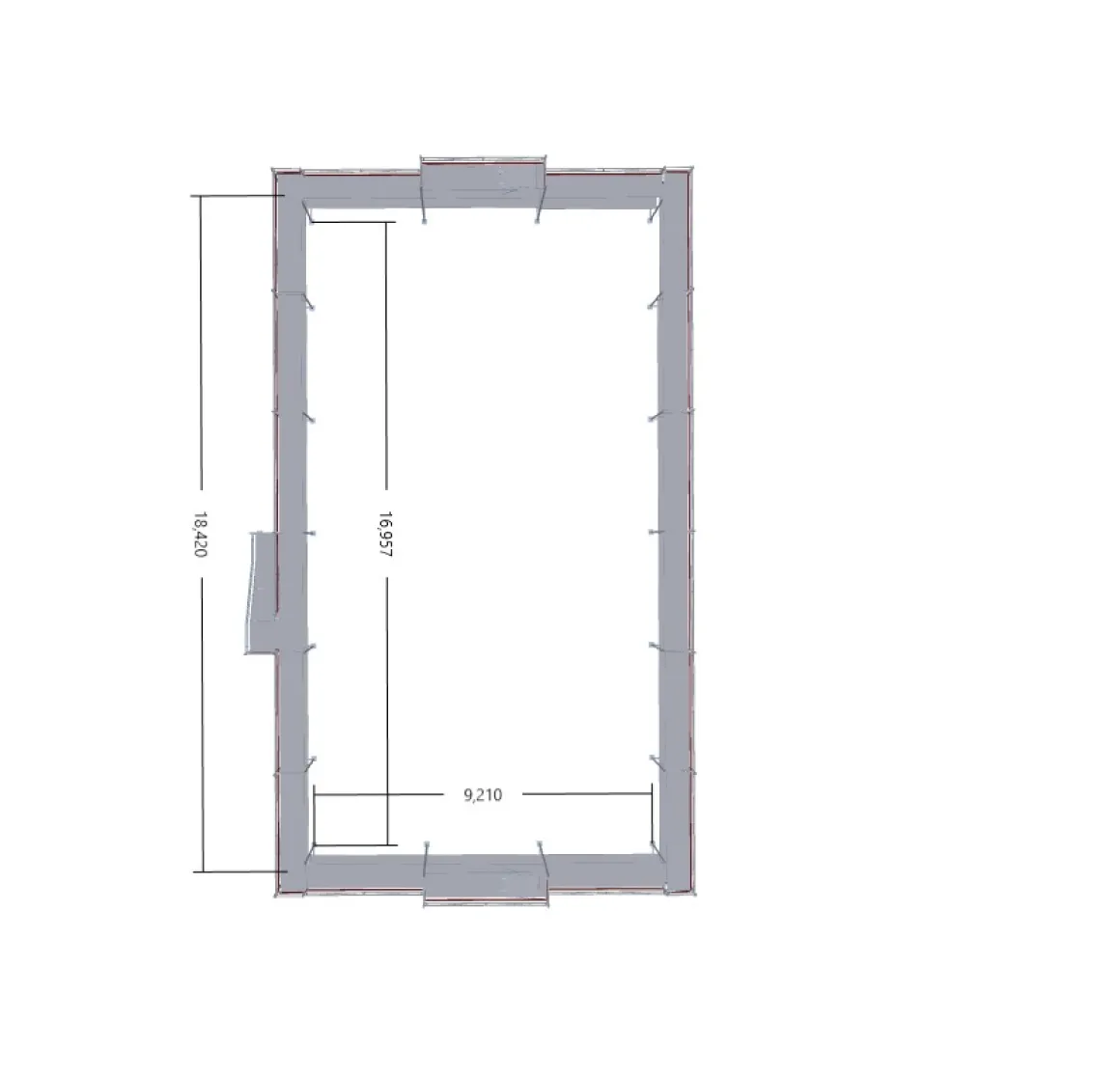 Byggställning RAM ALU 354m²