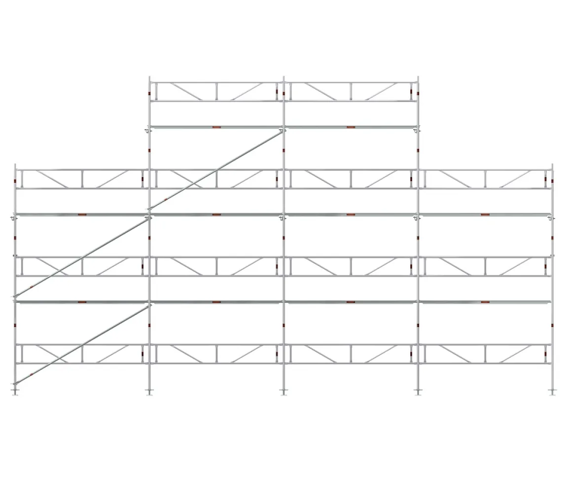 Byggställning RAM ALU 12x6 m med gaveltopp