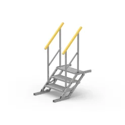 Byggtrappa 3-steg 70cm ALU