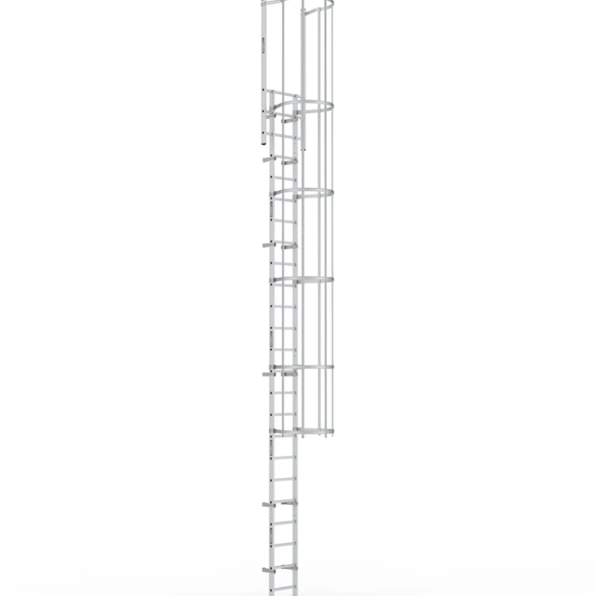 Fasadstege 6 - 6,7m inkl fallskydd