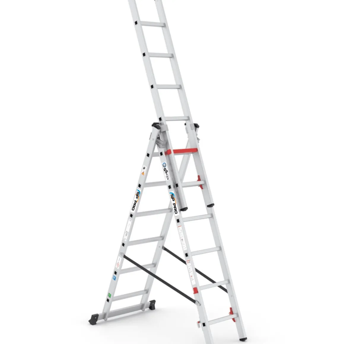 Kombistege 4,1m 3-delad