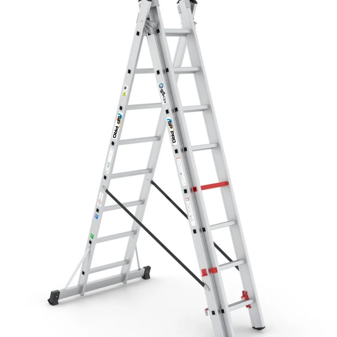 Kombistege 5,8m 3-delad