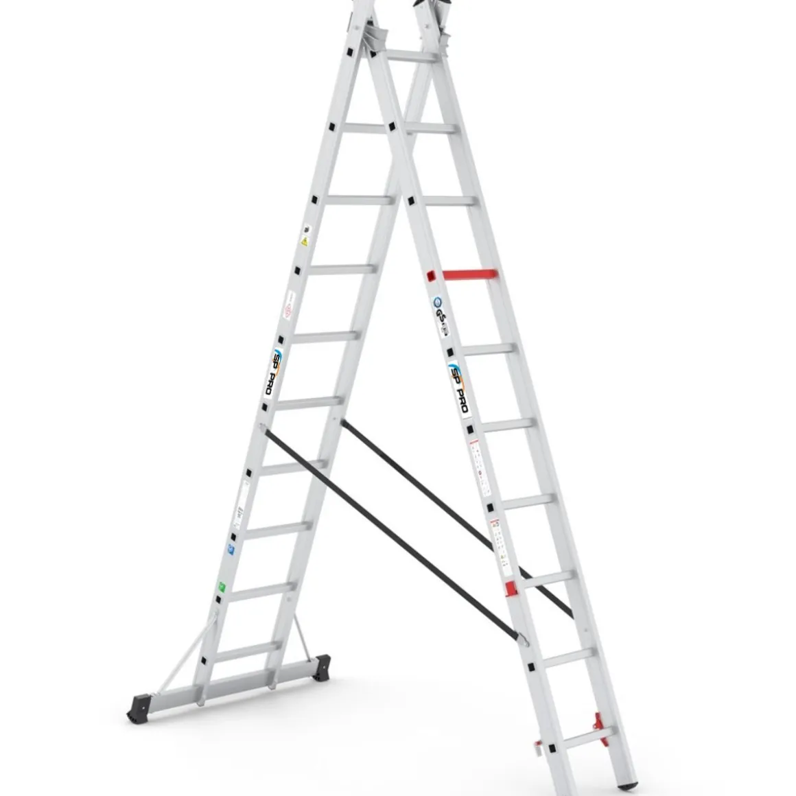 Kombistege 4,9m 2-delad