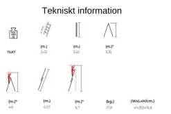 Kombistege 6m 2-delad