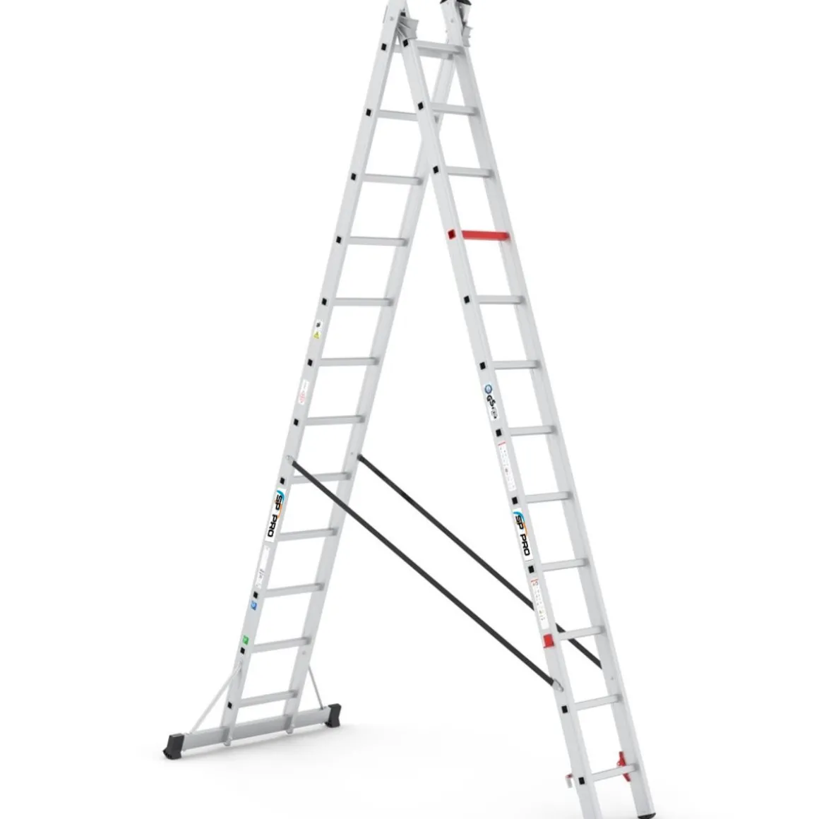Kombistege 6m 2-delad