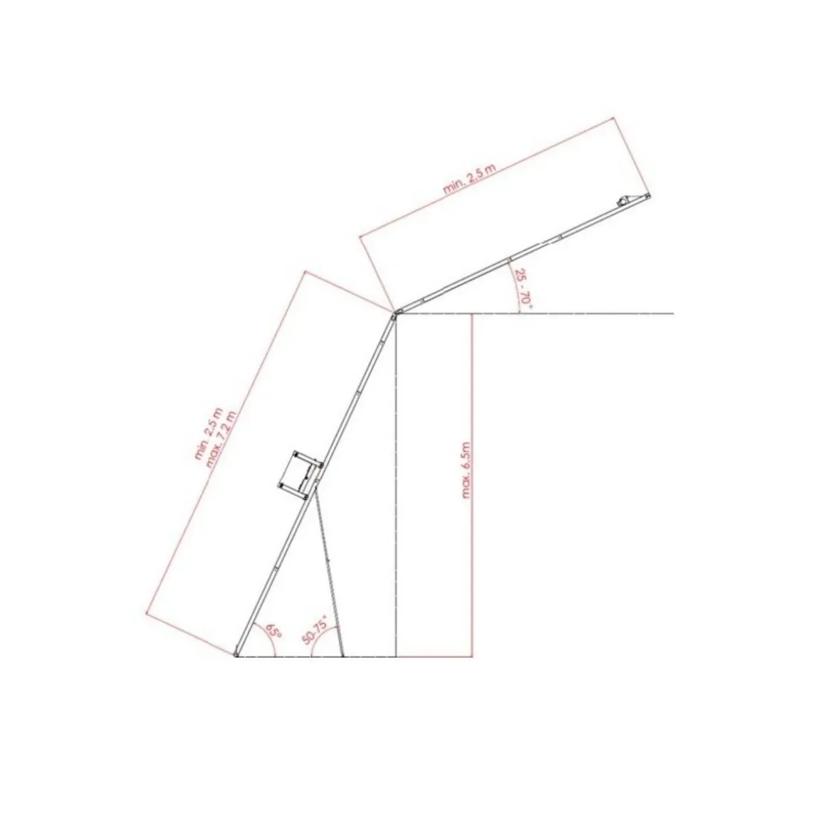 Materialhiss 125 kg ALU
