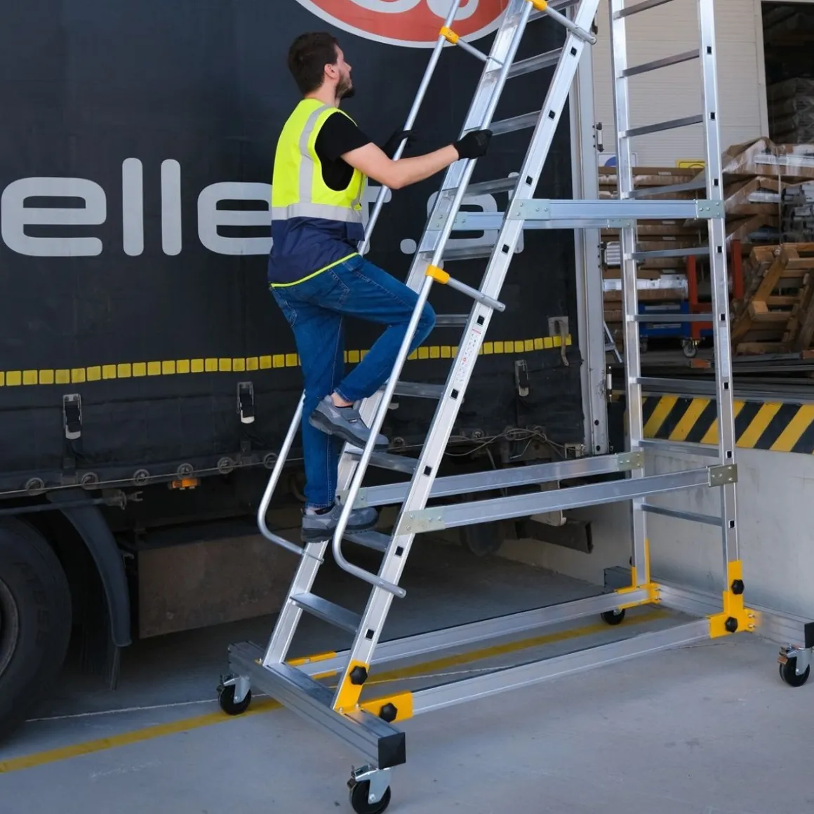Mobil arbetsplattform enkel 3m