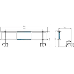 Motviktspaket Slim Aluminium 9-30m