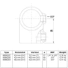 Rörkoppling rak 60,3-48,3mm