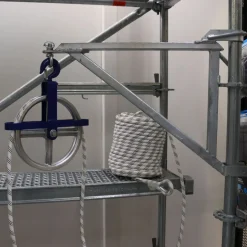 Ställningshjul för materialvinsch ALU