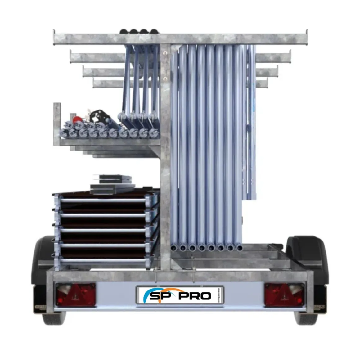 Ställningstrailer 750 kg