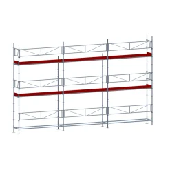 Ställningstrailer med 60m² Villapaket Modul ALU