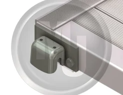 Ställningstrappa Aluminium 2.57 x 2.00 m