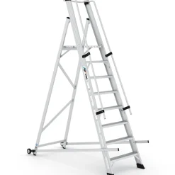 Trappstege med räcke