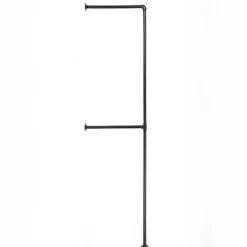 Väggmonterad klädställning dubbel 50x200