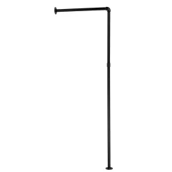 Väggmonterad klädställning enkel 50x150