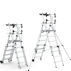 Vikbar teleskopisk arbetsplattform 1,31-1,83m