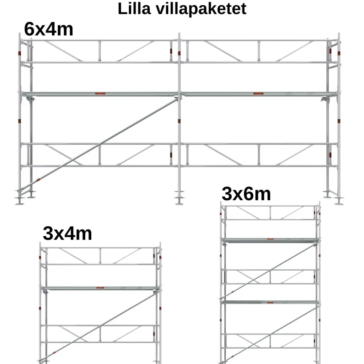 Villapaket ramställning ALU 28m²
