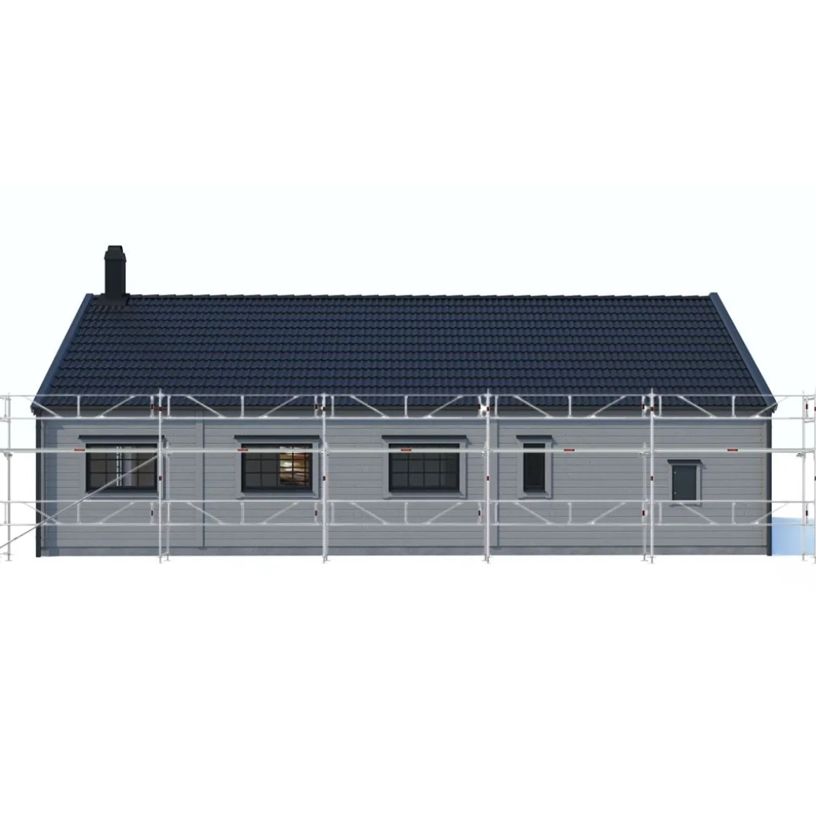 Villapaket ramställning ALU 60m²