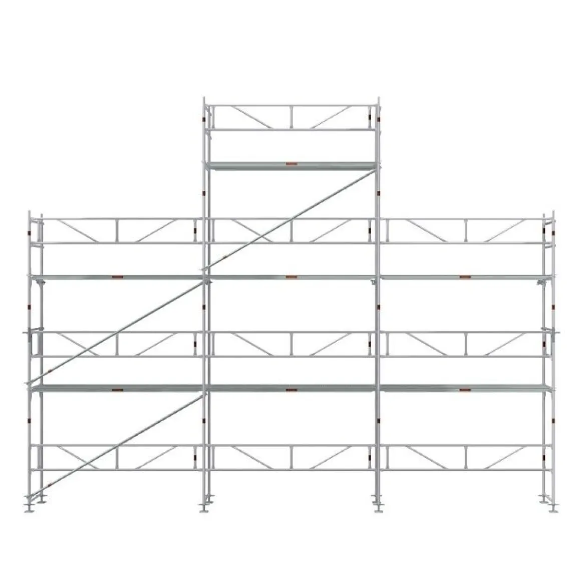 Villapaket ramställning ALU 50m² (2,57m fack)